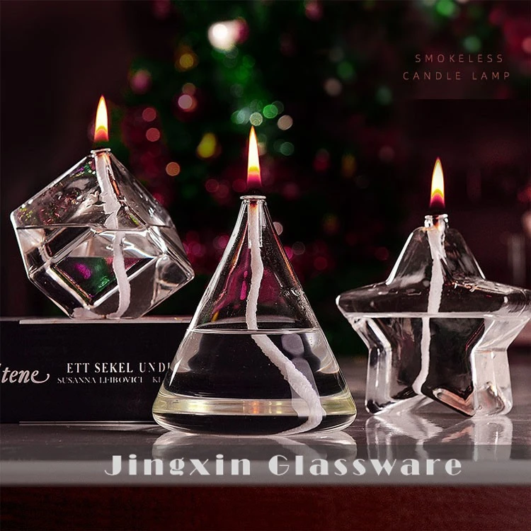 Round Glass Oil Candle factory