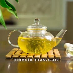 Ručno puhani čajnik od borosilikatnog stakla s infuzorom